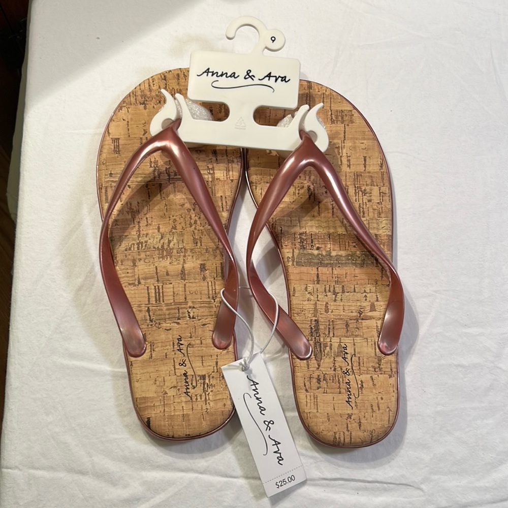 NWT Anna & Ava Sandals - Pink